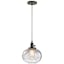 Avery Olde Bronze 9.75" Mini Pendant Light with Clear Glass