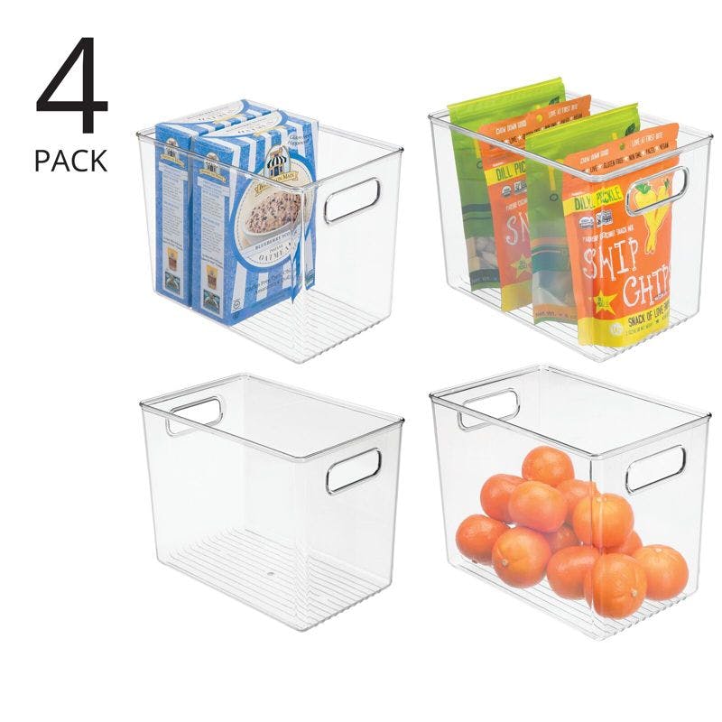 ClearView Stackable BPA-Free Kitchen Organizer Bin 22.75"