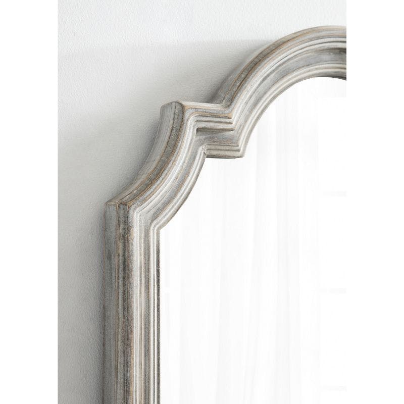 Fairbourne Coastal Distressed White Full-Length Wall Mirror