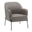 Daniella 27" Grey Faux Leather Contemporary Accent Chair