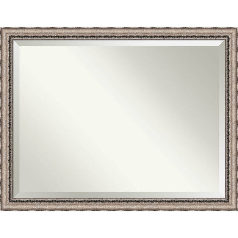 Lyla 44" x 34" Ornate Bronze-Tone Brushstroke Bathroom Vanity Mirror