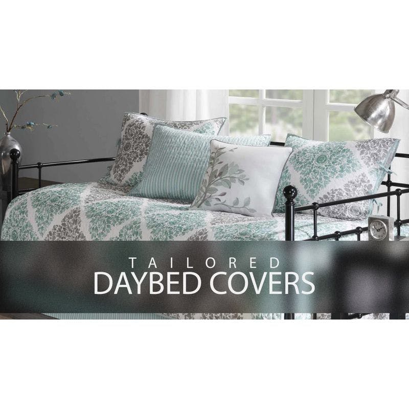 Cottage Charm Blush Daybed Cover Set with Scalloped Edges - 6pc