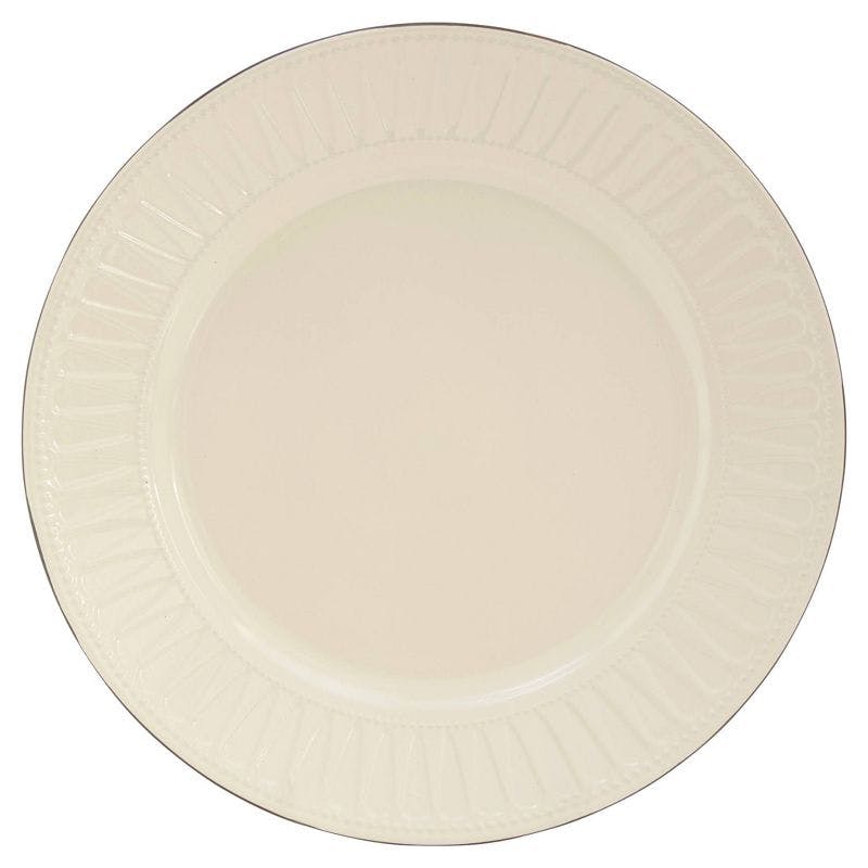 Sleek Ivory Ceramic 16-Piece Dinnerware Set for 4