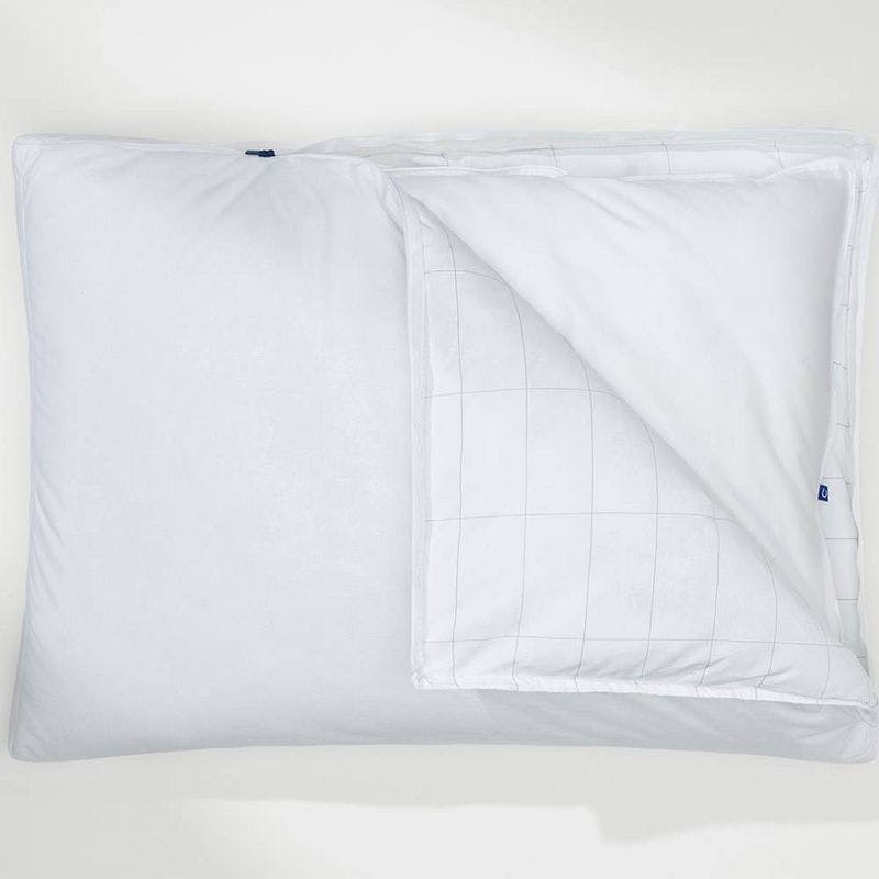 Dual-Comfort Standard Polyester Pillow with Breathable Percale Weave