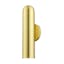 Elegant Satin Brass Direct Wired 1-Light Sconce