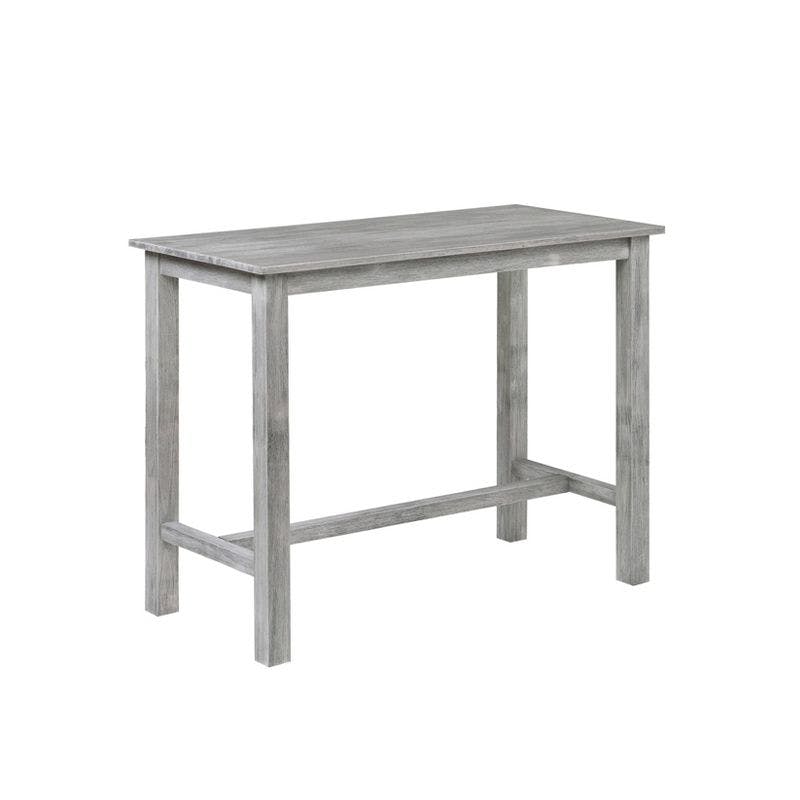 Storm Gray Reclaimed Wood Rustic Counter Height Pub Table