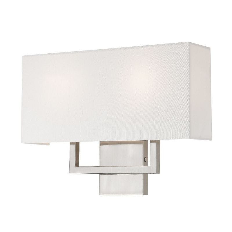 Pierson Brushed Nickel 2-Light ADA Compliant Wall Sconce