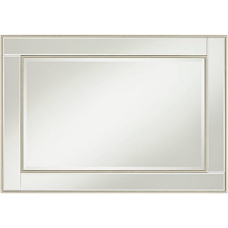 Champagne Gold Beveled Edge 45" Rectangular Wall Mirror