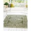 Green and Gray Synthetic 7' x 10' Outdoor Traditional Rectangular Rug
