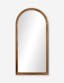 Truett Vintage Art Deco Smoked Acacia Full-Length Mirror