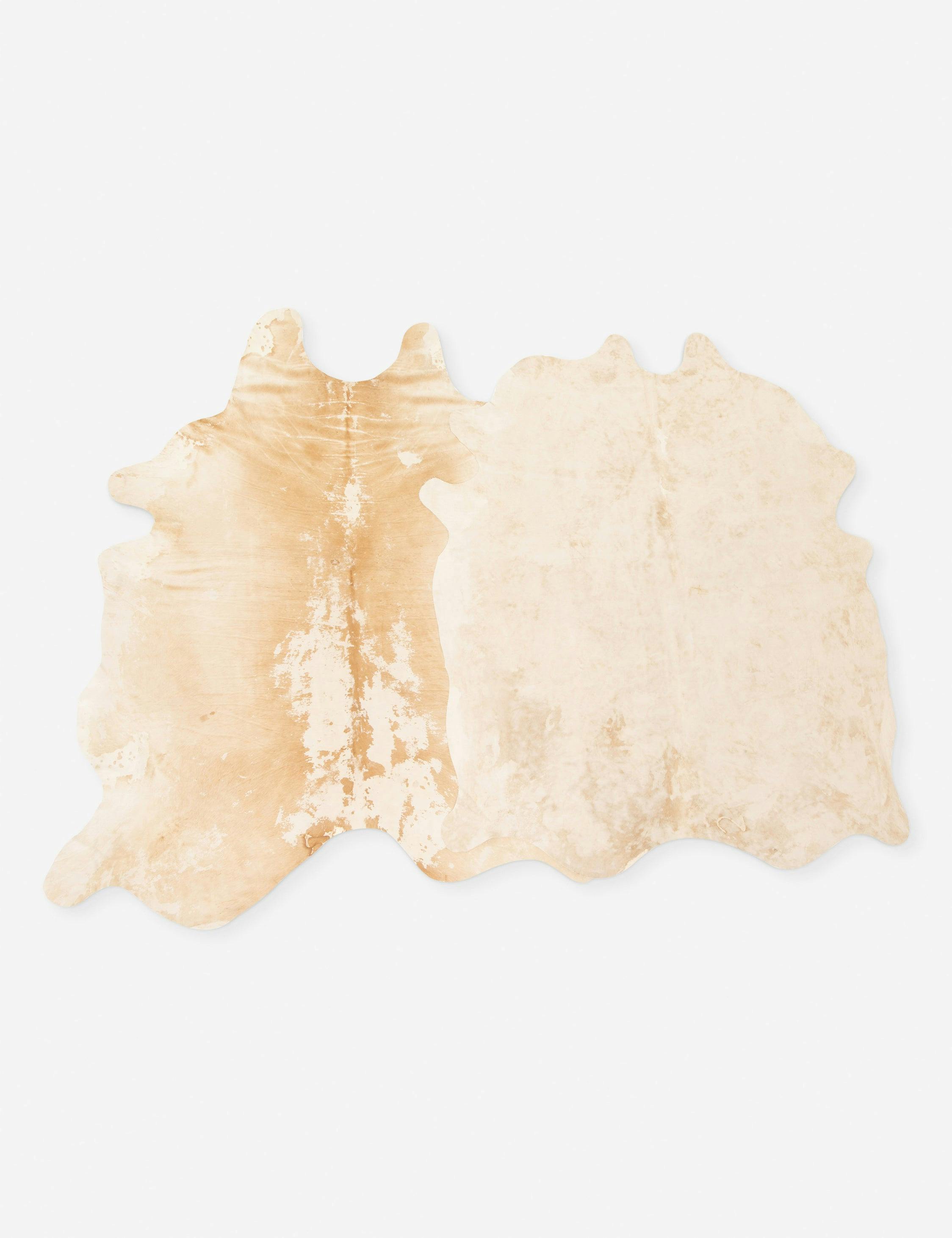Contemporary Mateo Cowhide Rug in Natural Brown 5' x 7'