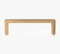 Aria Reclaimed Wood Bench, Natural Elm