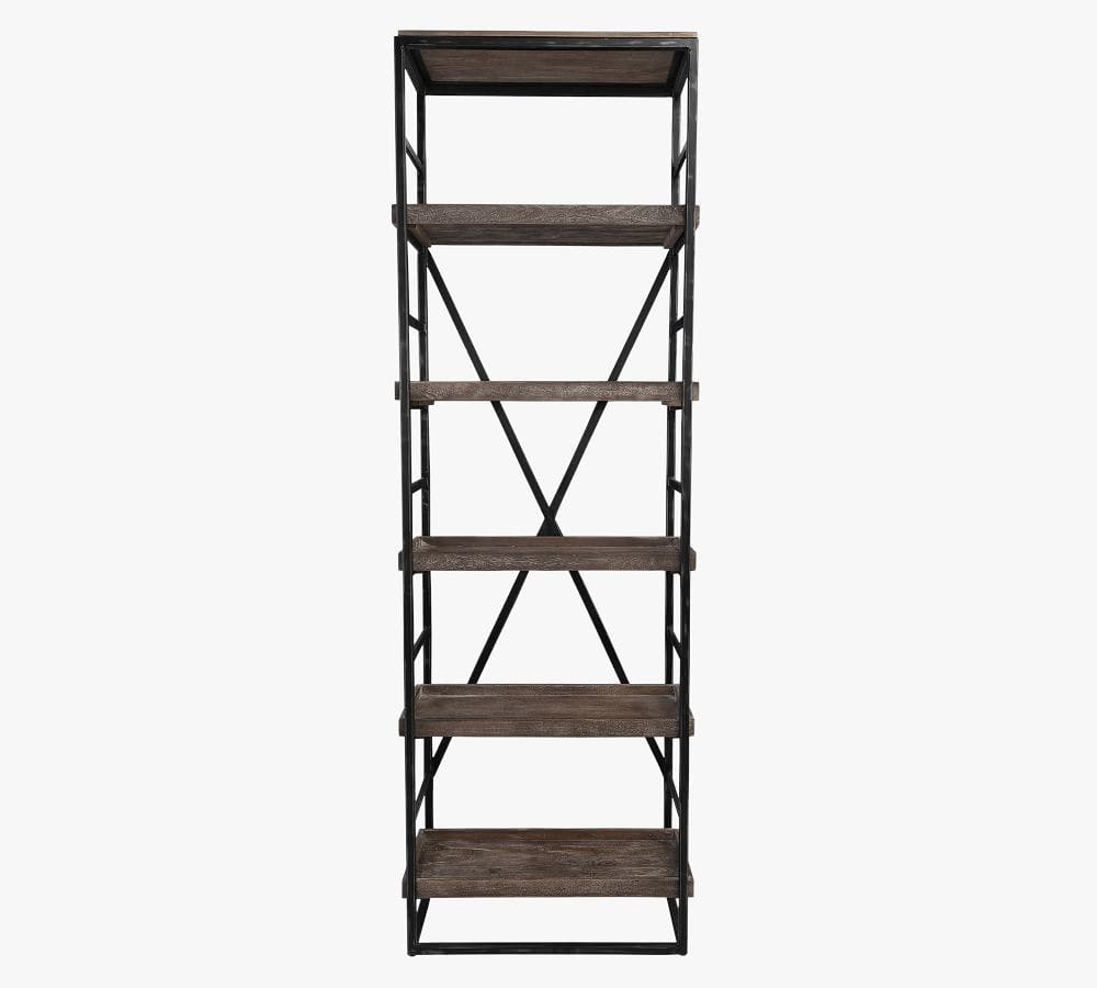 Anthony Etagere Bookcase, Natural, 30"L x 96"H