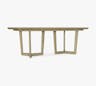 Anders Rectangle Extending Dining Table, Driftwood