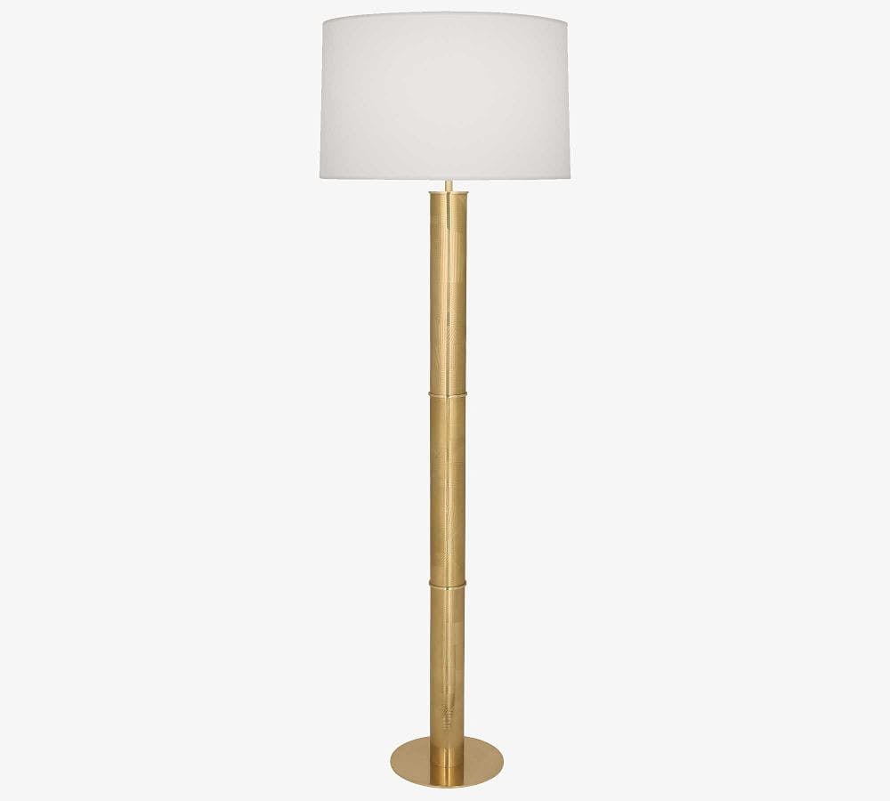 Deane Metal Floor Lamp, Modern Brass