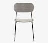 Ortwin Dining Chair, Slate & Black Iron