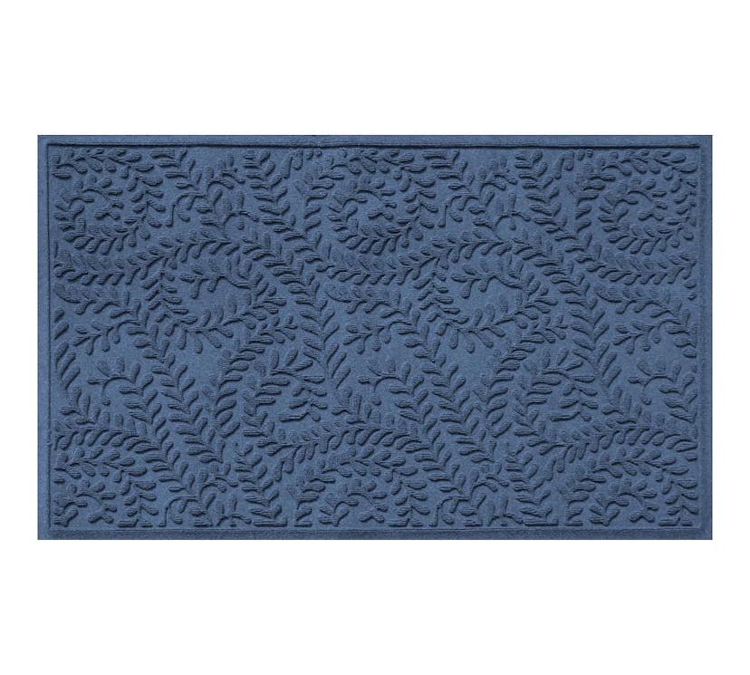 Waterhog Boxwood Doormat, 3 x 5', Navy