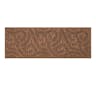 Waterhog Boxwood Doormat, 1.8 x 5', Dark Brown
