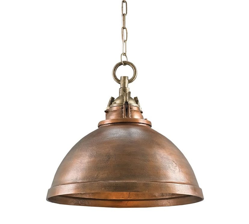 Monterra Pendant, Copper/Antique Brass