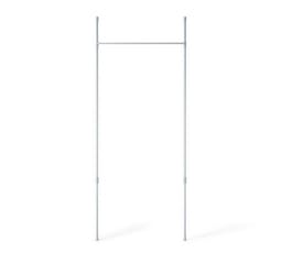 Umbra® Anywhere Metallic Curtain Rod and Room Divider, 36-66", Metallic Nickel