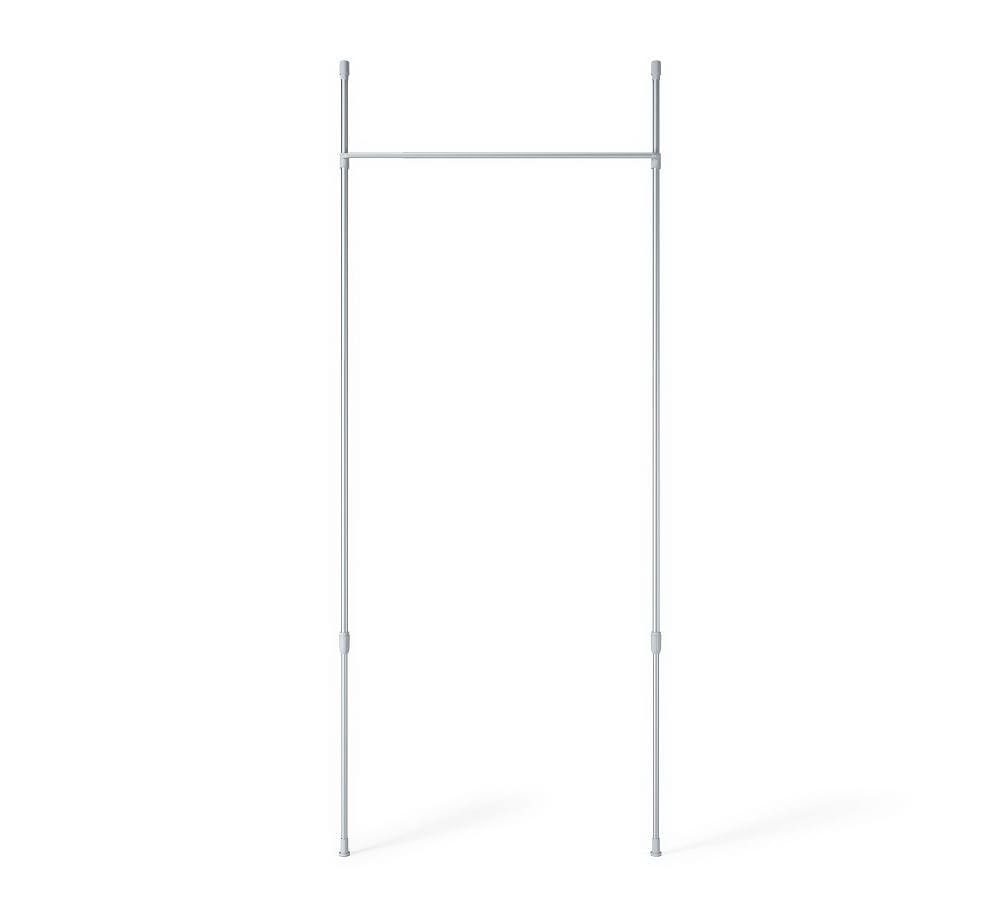 Umbra® Anywhere Metallic Curtain Rod and Room Divider, 36-66", Metallic Nickel
