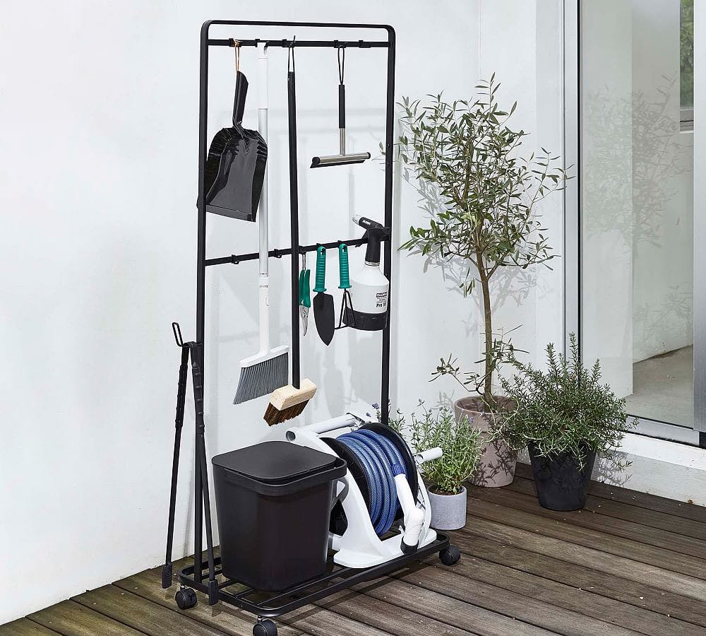 Tower Rolling Cleaning Supplies Rack