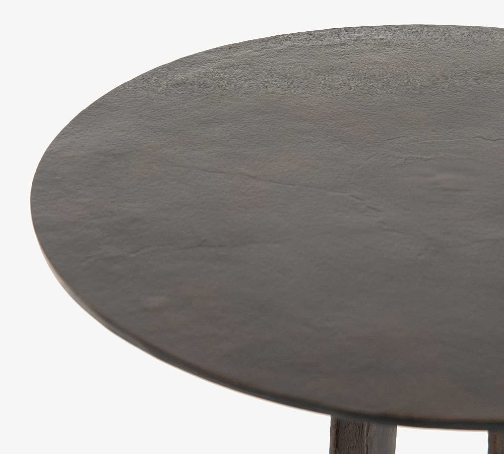Charlesbourg Round Metal End Table