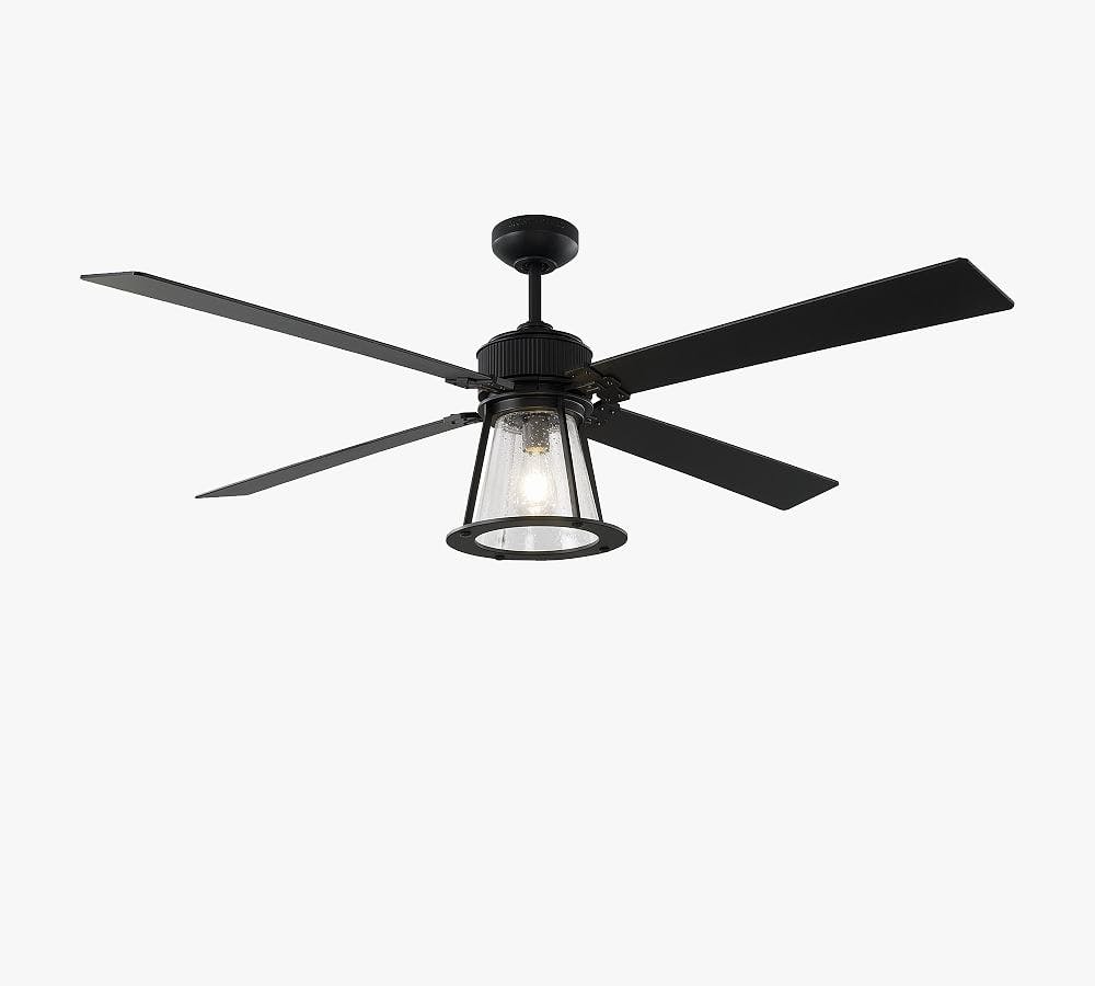 Monte Carlo 4RKR60D Rockland 60" 4 Blade Indoor Ceiling Fan - - Aged Pewter