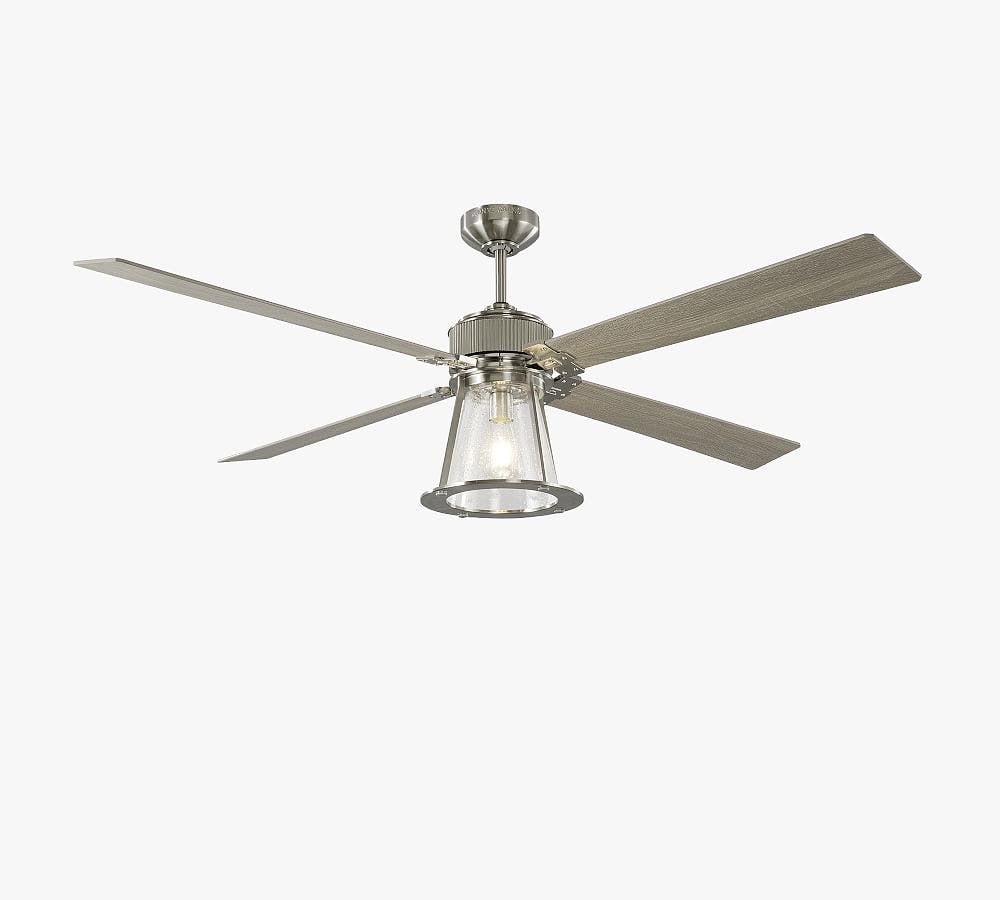 Monte Carlo 4RKR60D Rockland 60" 4 Blade Indoor Ceiling Fan - - Aged Pewter