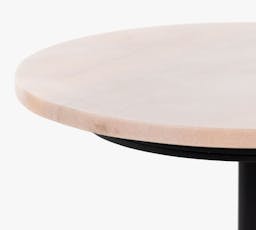 Roman Round Marble Accent Table