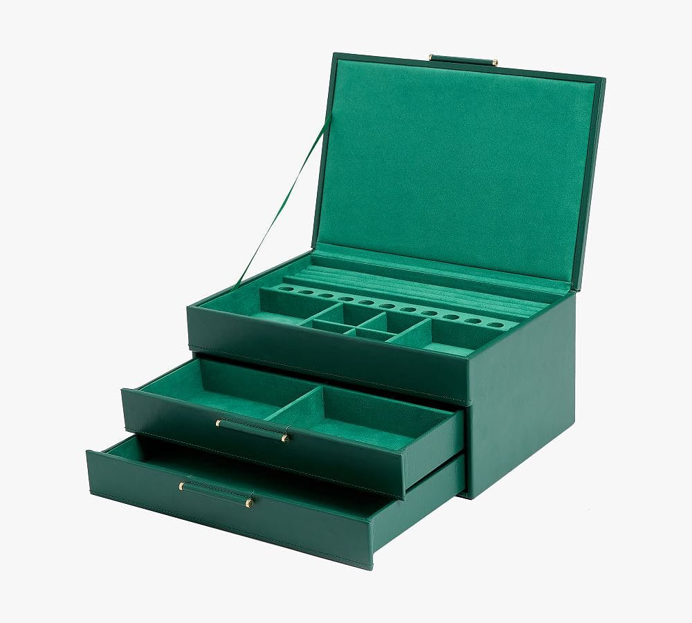 Sophia Leather Jewelry Box