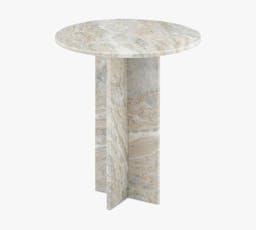 Calvert Round Marble Accent Table