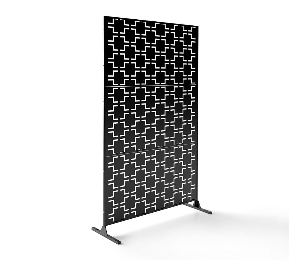 Alta 6.5' H x 3.75' W Web Metal Screen with Stand