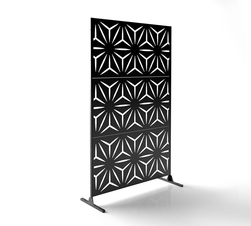 Alta 6.5' H x 3.75' W Web Metal Screen with Stand