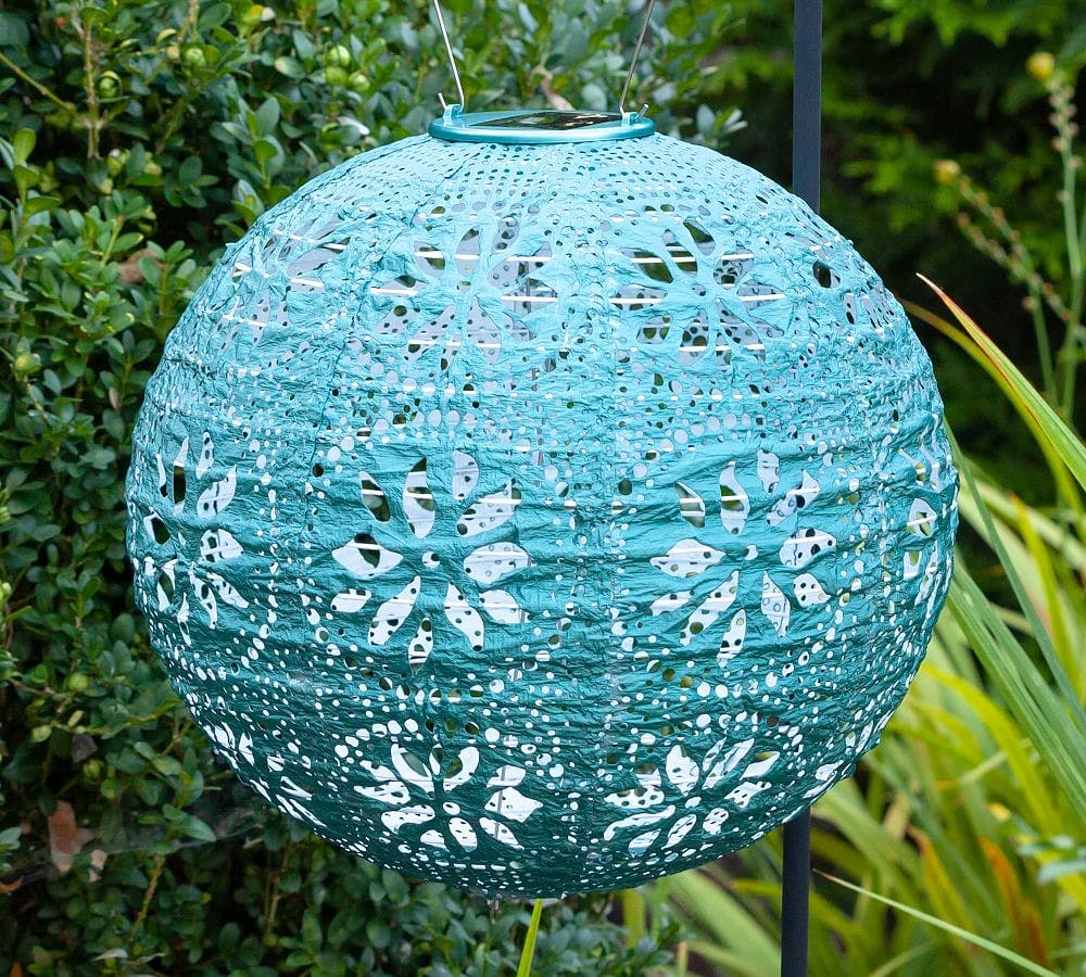 Boho Globe Solar Outdoor Lantern