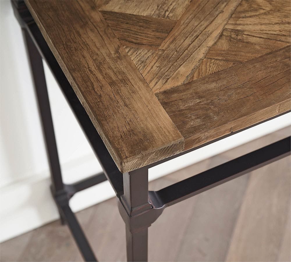 Parquet Reclaimed Wood Console Table