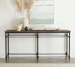 Parquet Reclaimed Wood Console Table