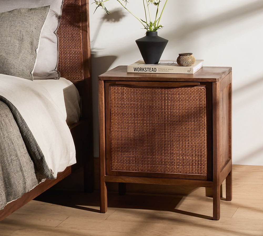 Dolores Cane Nightstand