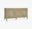 Anders Coastal Rattan Media Console with Rope Pulls