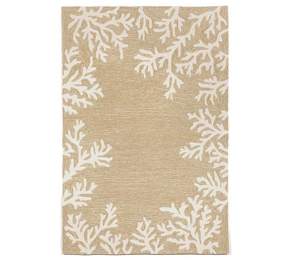 Coral Charm Hand-Tufted Rectangular Wool & Synthetic Rug