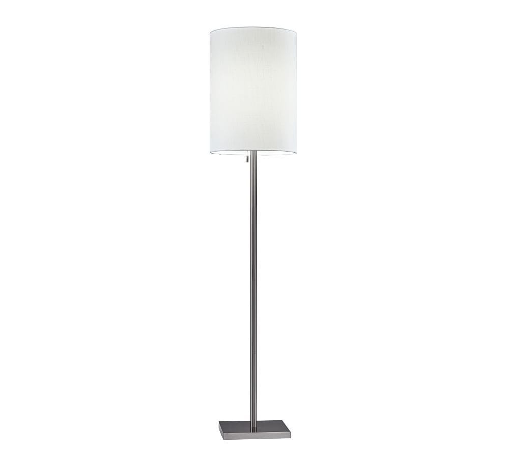 Forsyth 60.5" Silver Metal Floor Lamp
