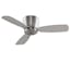 Embrace 44" Brushed Nickel Smart LED Ceiling Fan with Remote