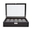 Viceroy Elegance 10-Piece Leather Watch Box with Locking Feature