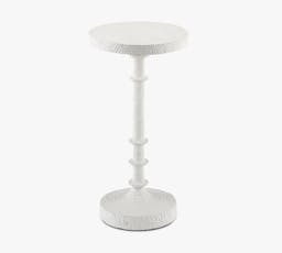 Marian Round Metal Accent Table, 11.5" Diameter