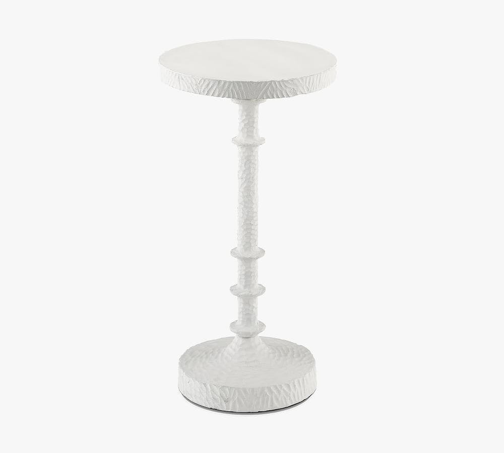 Marian Round Metal Accent Table, 11.5" Diameter