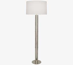 Deane Metal Floor Lamp, Polished Nickel
