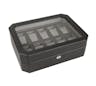 Windsor 10 Piece Watch Box, Black/Gray