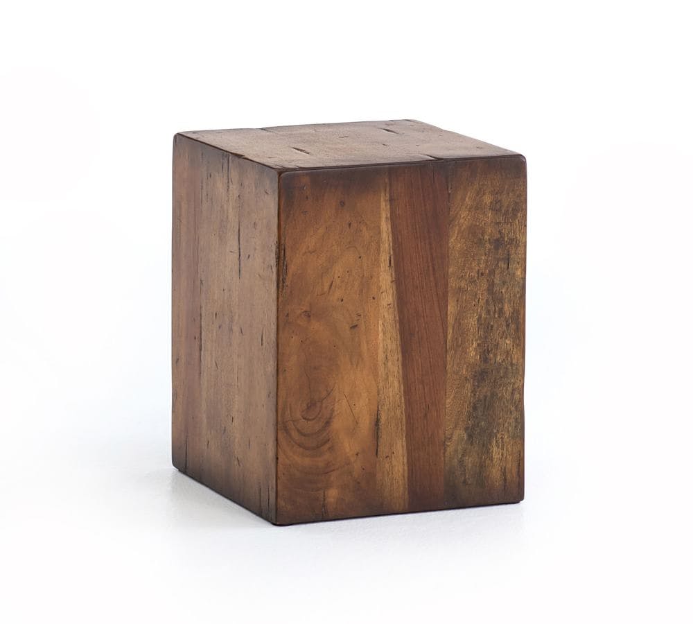 Parkview Reclaimed Wood Accent Cube