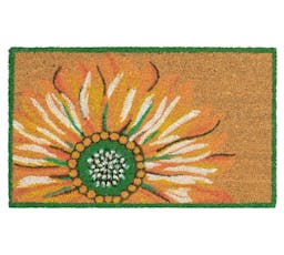 Painterly Sunflower Doormat, Yellow, 1'6" x 2'6"