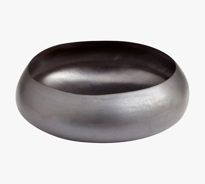 Shiloh Ceramic Bowl, Black, 16"Diam.